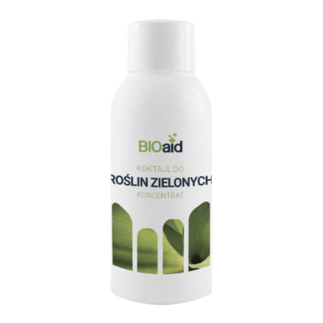 BIOaid Koktajl do Roślin Zielonych 100ml – koncentrat wspierający wzrost i zdrową kondycję roślin