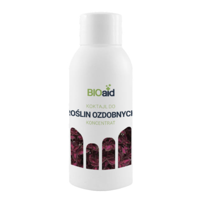 BIOaid Koktajl do Roślin Ozdobnych 100ml – koncentrat wspierający wzrost i zdrowy rozwój roślin