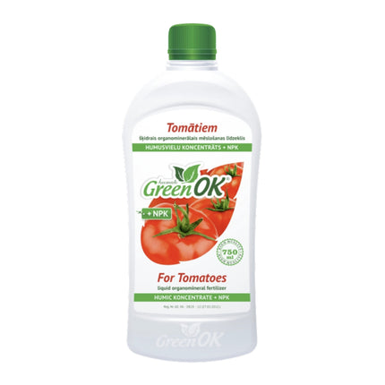 Nawóz humusowy z NPK do pomidorów i papryki 750 ml GreenOK