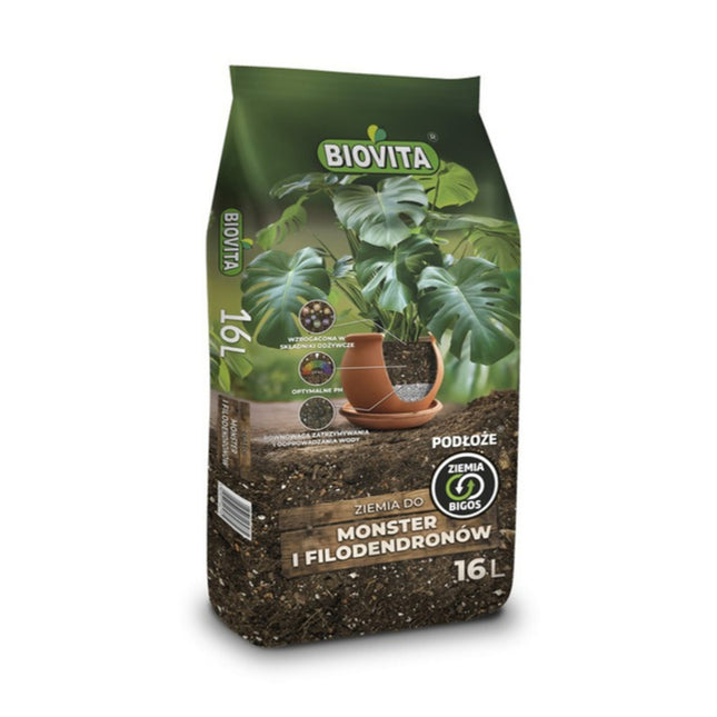 Ziemia do Monster i Filodendronów BIGOS 16L BIOVITA