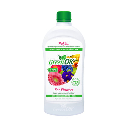 Nawóz humusowy z NPK do roślin kwitnących 750 ml GreenOK