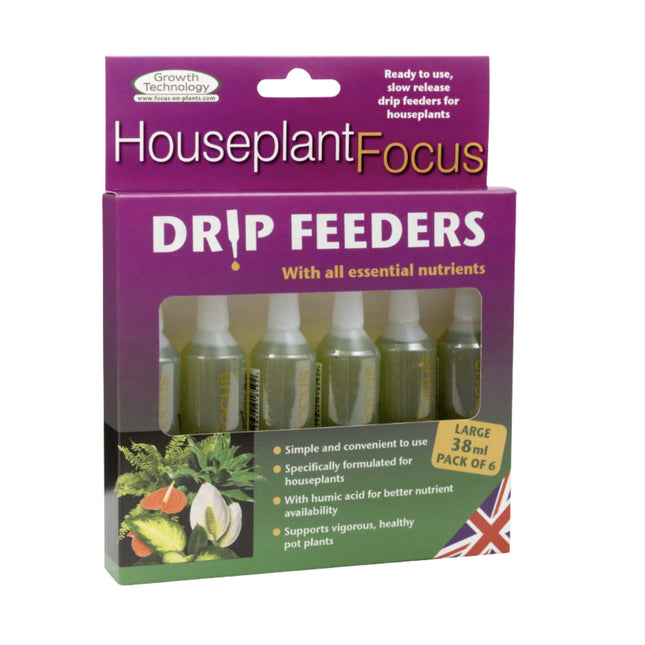 Houseplant Focus Drip Feeders 6x38ml – ampułki do nawożenia roślin doniczkowych