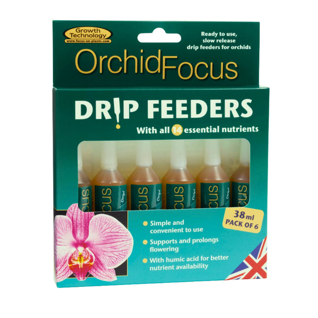 Orchid Focus Drip Feeders 6x38ml - ampułki do nawożenia storczyków