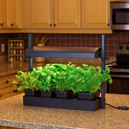Micro Grow Light Garden LED Black Garland – Mini Zielnik z Oświetleniem LED