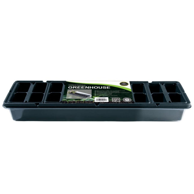 Windowsill Greenhouse Garland – mini szklarenka na parapet do wysiewu nasion i sadzonek (20 otworów)