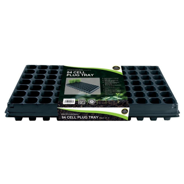 Doniczkopaleta do wysiewu nasion - 84 otwory - 2 x Professional 84 Cell Plug Tray Garland