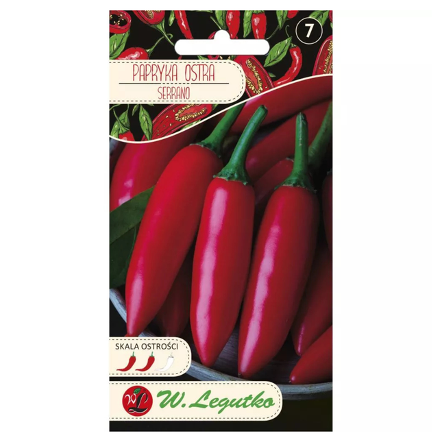 Ljuta paprika Serrano - Capsicum annuum