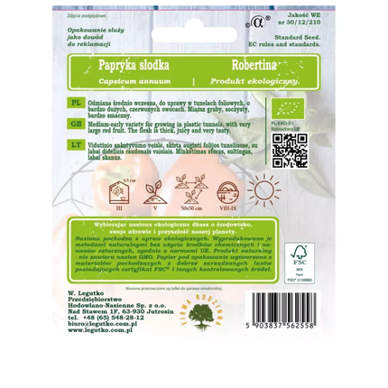 Slatka paprika Robertina - Capsicum annuum