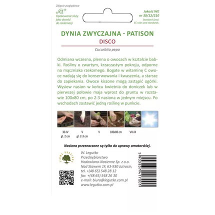 Patison Disco - Cucurbita pepo