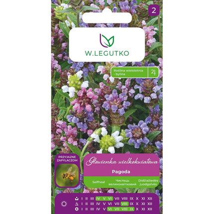 Głowienka wielkokwiatowa Pagoda mieszanka - Prunella grandiflora