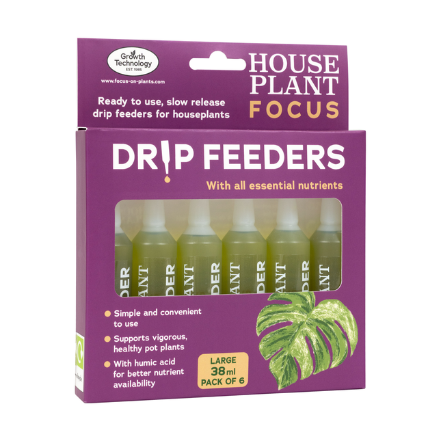 Houseplant Focus Drip Feeders 6x38ml – ampułki do nawożenia roślin doniczkowych