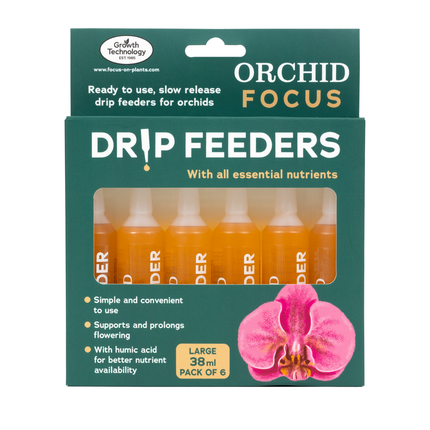 Orchid Focus Drip Feeders 6x38ml - ampułki do nawożenia storczyków