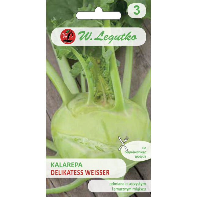 Kalarepa Delikatess Weisser - Brassica oleracea var. gongylodes