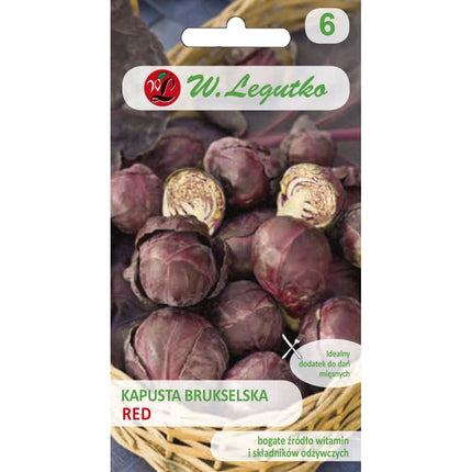 Kapusta brukselska Red - Brassica oleracea var. gemmifera