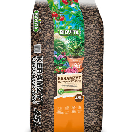 Keramzyt ogrodniczy Agro 45L 8-16mm BIOVITA – worek
