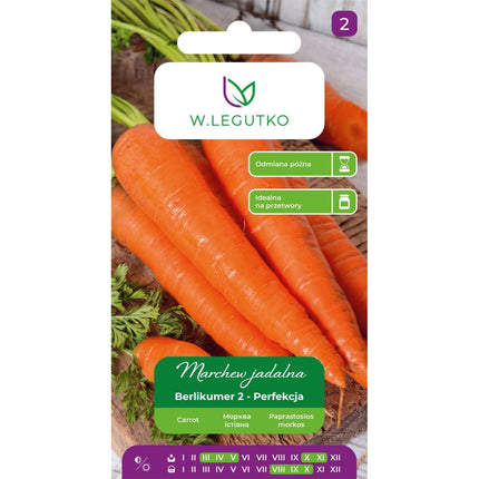Marchew późna Berlikumer 2 Perfekcja - Daucus carota