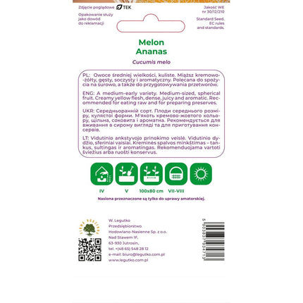 Melon Ananas - Cucumis melo