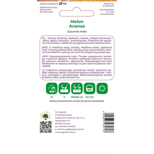 Melon Ananas - Cucumis melo