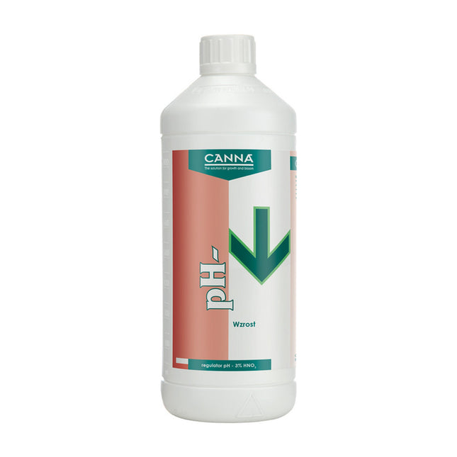 Canna pH- Grow 3% 1 L – regulator obniżający pH na fazę wzrostu