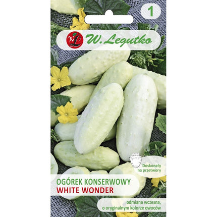 Ogórek gruntowy White Wonder - Cucumis sativus