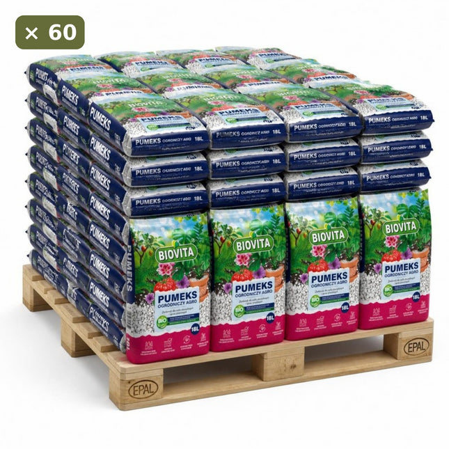 Pumeks ogrodniczy Agro 18L BIOVITA – paleta 60 szt.