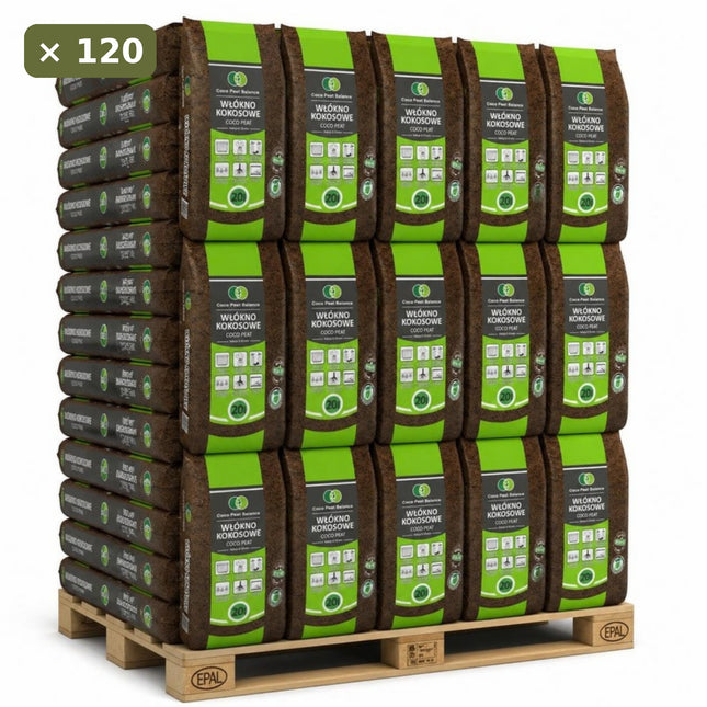Włókno kokosowe gotowe do użycia 20L BIOVITA – paleta 120 szt.