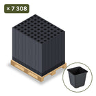 Paleta doniczek produkcyjnych 13x13x13 cm 1,4 L Desch – 7 308 szt. (wizualizacja)