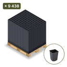 Paleta doniczek produkcyjnych wysokich 9x9x13 cm 0,75 L Desch – 9 438 szt. (wizualizacja)