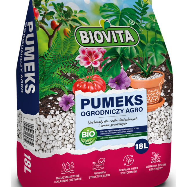 Pumeks ogrodniczy Agro 18L BIOVITA – worek
